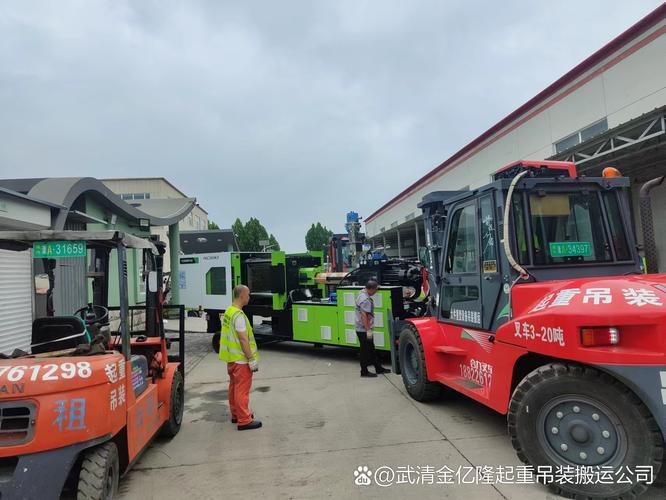 大型折臂吊租赁,精密机床设备起重搬运,工厂搬迁,设备搬运专业团队